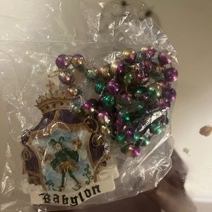 Authentic Mardi Gras beads !